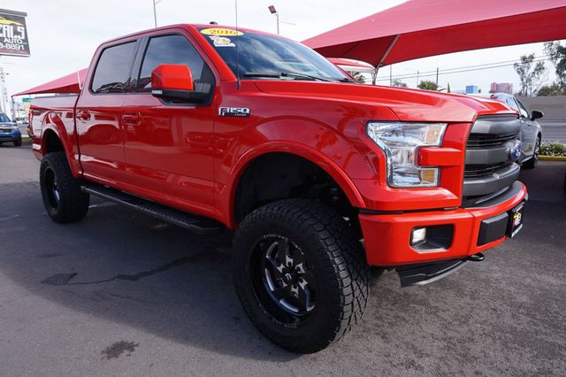 2016 Ford F-150 LARIAT, 4X4, PREMIUM WHEELS, RUNNING BOARDS, TOW PKG - 22969360 - 5