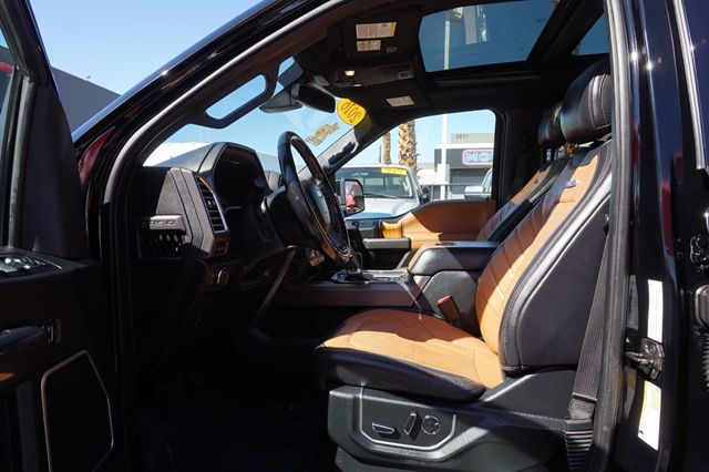 2016 Ford F-150 LIMITED, 4X4, PREMIUM WHEELS, BROWN LEATHER SEATS, CAMPER SHELL - 23000318 - 16