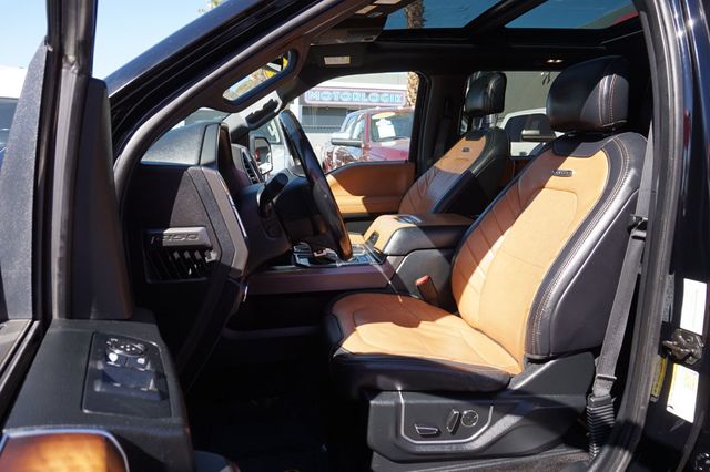 2016 Ford F-150 LIMITED, 4X4, PREMIUM WHEELS, BROWN LEATHER SEATS, CAMPER SHELL - 23000318 - 17