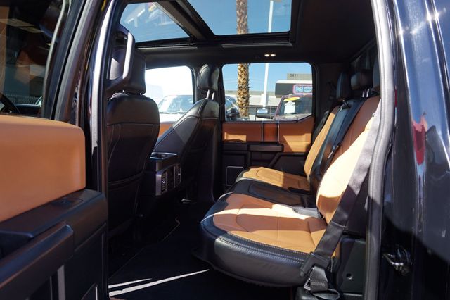 2016 Ford F-150 LIMITED, 4X4, PREMIUM WHEELS, BROWN LEATHER SEATS, CAMPER SHELL - 23000318 - 18