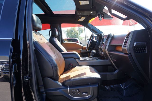 2016 Ford F-150 LIMITED, 4X4, PREMIUM WHEELS, BROWN LEATHER SEATS, CAMPER SHELL - 23000318 - 20