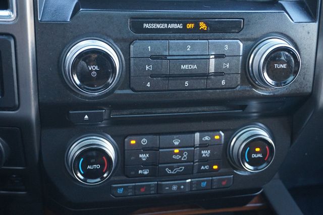 2016 Ford F-150 LIMITED, 4X4, PREMIUM WHEELS, BROWN LEATHER SEATS, CAMPER SHELL - 23000318 - 42