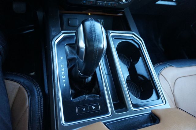 2016 Ford F-150 LIMITED, 4X4, PREMIUM WHEELS, BROWN LEATHER SEATS, CAMPER SHELL - 23000318 - 44