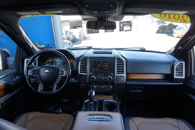 2016 Ford F-150 LIMITED, 4X4, PREMIUM WHEELS, BROWN LEATHER SEATS, CAMPER SHELL - 23000318 - 48