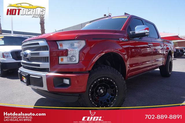 2016 Ford F-150 PLATINUM, 5.0L V8, NAVIGATION,BACKUP CAMERA,PREMIUM SOUND - 23039765 - 0