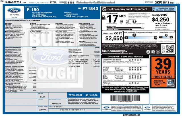 2016 Ford F-150 XLT - 22961069 - 5