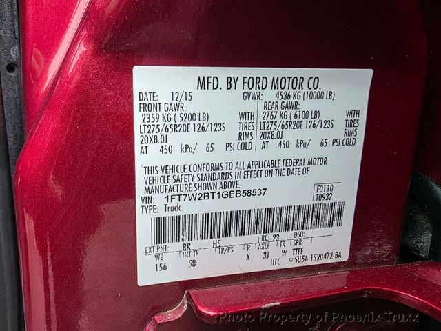 2016 Ford F-250 Super Duty SUPER DUTY - 22943053 - 21