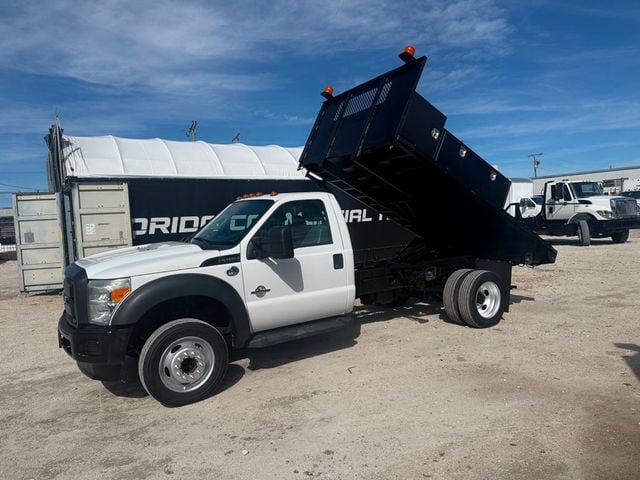 2016 Ford F-450 Flatbed Dump Truck  - 22958810 - 4