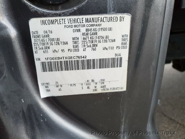 2016 Ford F-550 Super Duty SUPER DUTY - 22767042 - 18