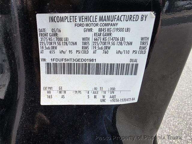 2016 Ford F-550 Super Duty SUPER DUTY - 23037304 - 31