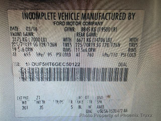 2016 Ford F-550 Super Duty SUPER DUTY - 23041162 - 7