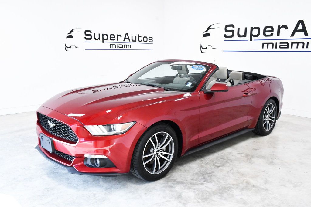 2016 Ford Mustang 2dr Convertible EcoBoost Premium - 22961545 - 3