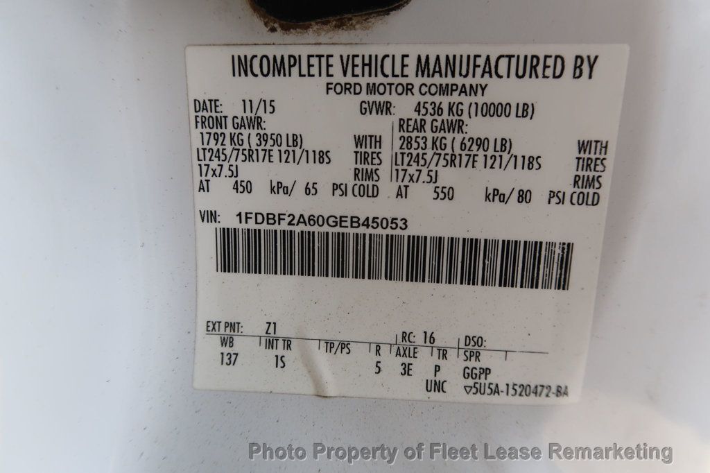 2016 Ford Super Duty F-250 SRW F250SD 2WD Reg Cab Utility - 23007100 - 13