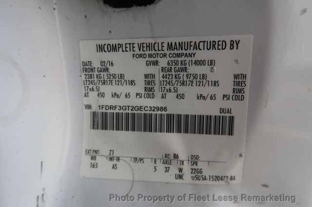 2016 Ford Super Duty F-350 DRW Cab-Chassis F350SD 2WD Reg Cab 12' Flatbed Rack DRW - 22995798 - 13