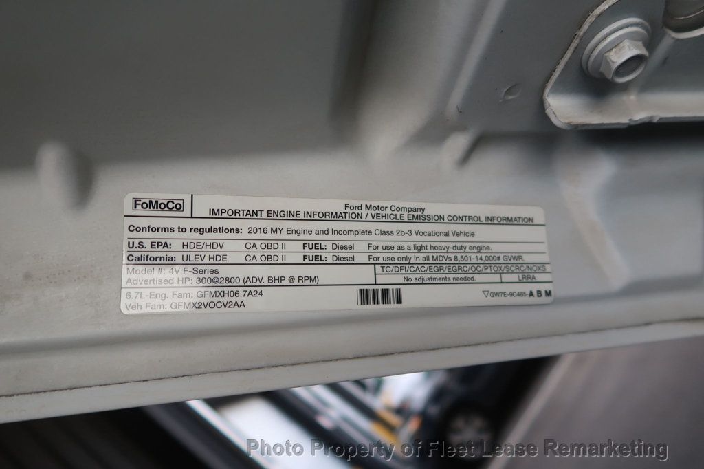 2016 Ford Super Duty F-350 DRW Cab-Chassis F350SD 2WD Reg Cab 12' Flatbed Rack DRW - 22995798 - 29