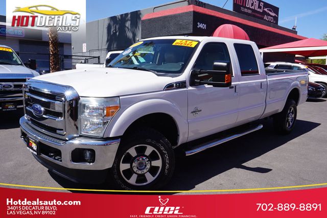 2016 Ford Super Duty F-350 SRW LARIAT, DIESEL, 4X4, PREMIUM WHEELS, RUNNING BOARDS, TOW PKG - 23004941 - 0