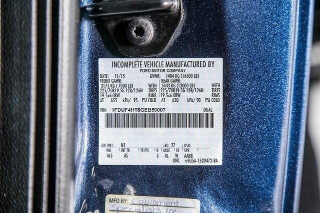 2016 Ford Super Duty F-450 DRW Cab-Chassis F450 4X4 * 6.7 POWERSTROKE * NEW 12' LANDSCAPE DUMP - 16208098 - 36