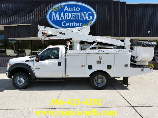 2016 Ford Super Duty F-550 DRW 6.7L V8 TURBO DIESEL*XL*4WD*REG CAB*"ALTEC" 37' INSULATED BUCKET - 22973550 | Video 1