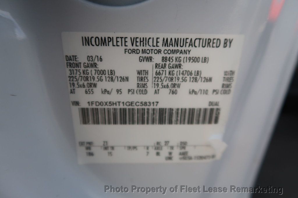 2016 Ford Super Duty F-550 DRW F550SD 4WD Supercab Cab /Chassis 186" WB  - 22954740 - 13