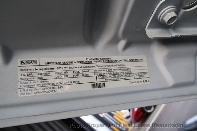 2016 Ford Super Duty F-550 DRW F550SD 4WD Supercab Cab /Chassis 186" WB  - 22954740 - 37