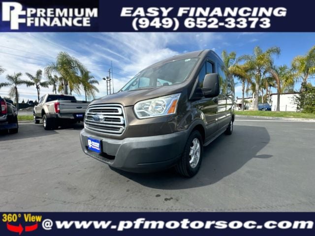 2016 Ford Transit 350 Wagon XLT 12 PASSENGER VAN BACK UP CAM 1OWNER CLEAN - 22771954 - 0