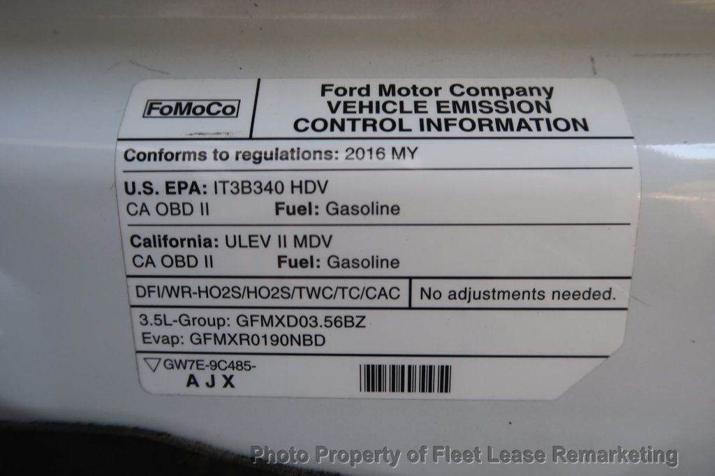 2016 Ford Transit Cargo Van T150 Medium Roof 148" Cargo Van Ladder Rack - 23007559 - 40