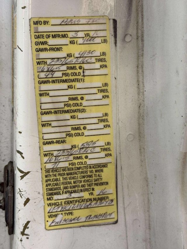 2016 Ford Transit Cargo Van T-250 130" Low Rf 9000 GVWR Swing-Out RH Dr - 22965141 - 17