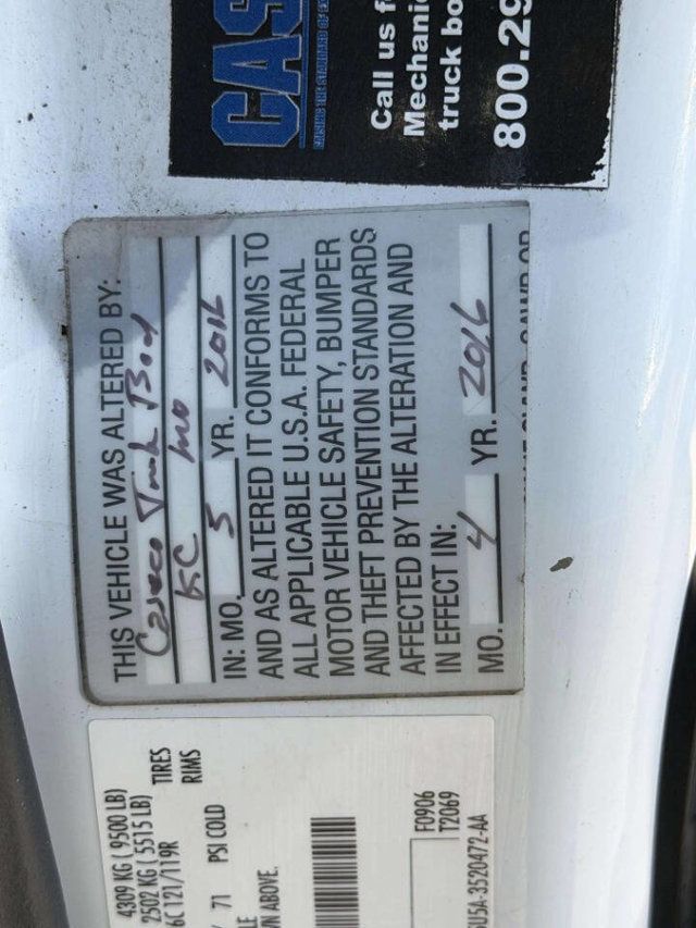 2016 Ford Transit Cargo Van T-350 148" Med Rf 9500 GVWR Sliding RH Dr - 22995693 - 19