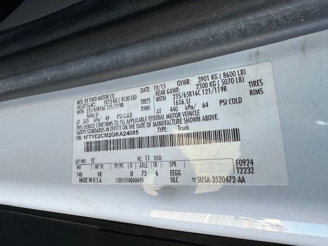 2016 Ford TRANSIT T150 HIGH ROOF CARGO VAN MULTIPLE USES OTHERS IN STOCK - 22364293 - 13