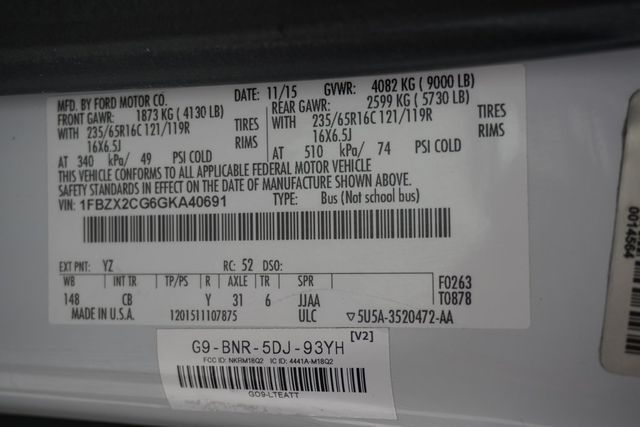 2016 Ford Transit Wagon  - 22933139 - 24