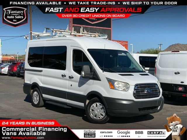 2016 Ford Transit Wagon T-150 130" Med Roof XL Sliding RH Dr 1-Iowner - 22671506 - 0