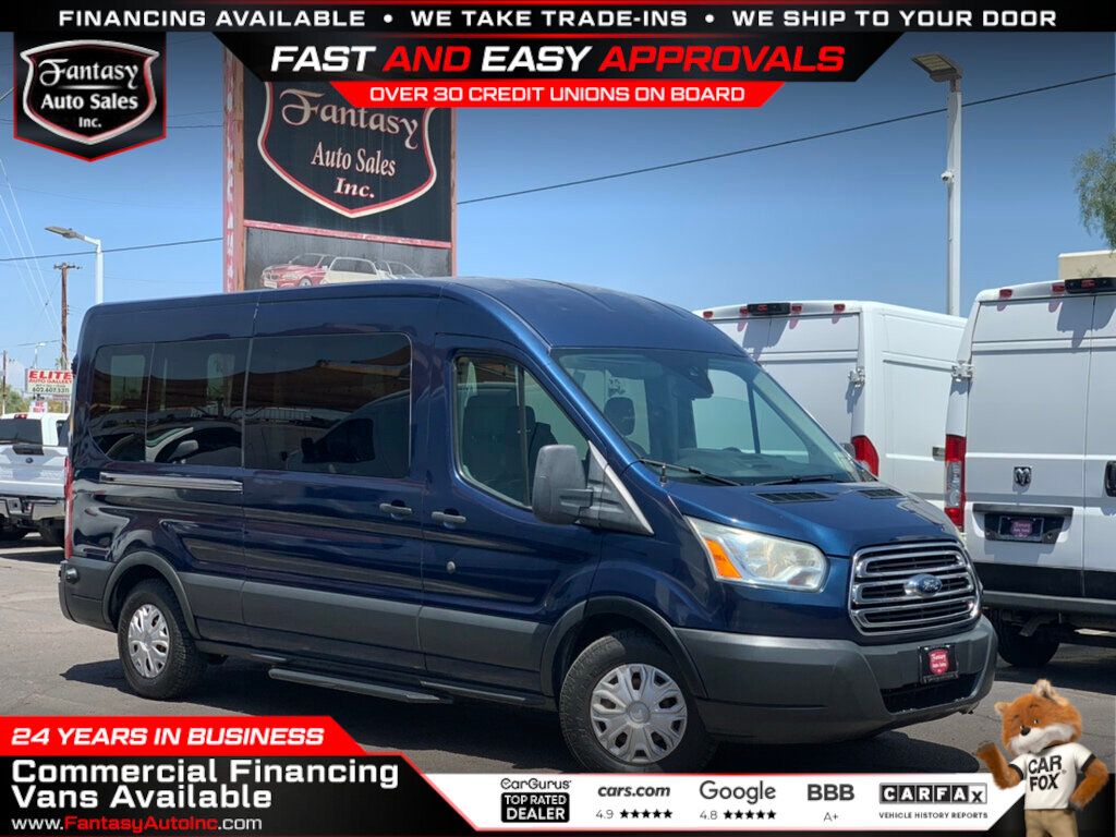 2016 Ford Transit Wagon T-350 148" Med Roof XLT Sliding RH Dr - 23061109 - 0