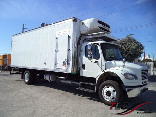 2016 Freightliner BUSINESS CLASS M2 106 33K GVW . 24FT REFRIGERATED BOX TRUCK.. THERMO T-1080S - 22765563 - 0