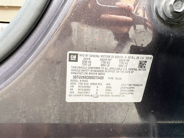 2016 GMC Sierra 1500 4WD Crew Cab 143.5" SLT - 22993134 - 15