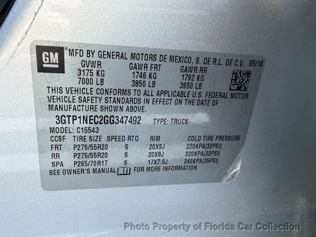 2016 GMC Sierra 1500 SLT Crew Cab 2WD - 23031210 - 86
