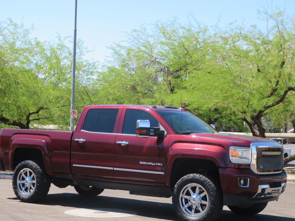 2016 GMC Sierra 3500HD AZ DENALI 3500 CREWCAB 4X4 DURAMAX DIESEL EXTAR CLEAN  - 23010993 - 3