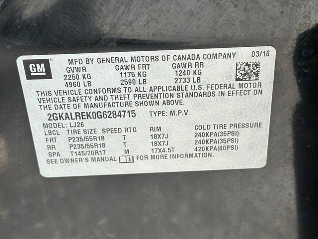 2016 GMC Terrain FWD 4dr Denali - 22880317 - 17