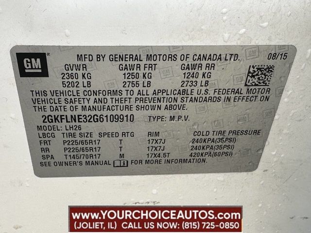 2016 GMC Terrain FWD 4dr SLE w/SLE-2 - 22805034 - 14