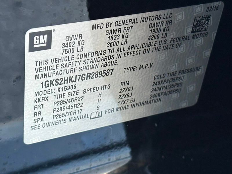 2016 GMC Yukon XL 4WD 4dr Denali - 22916531 - 15