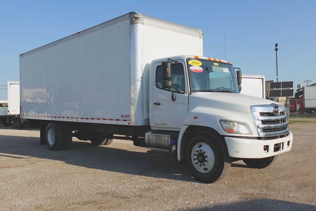 2016 HINO 268 (26ft Box with Lift Gate) - 22595536 - 0