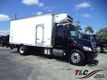 2016 HINO 268A 18FT REFRIGERATED BOX TRUCK. THERMO KING T1080-R50 - 22475037 - 0