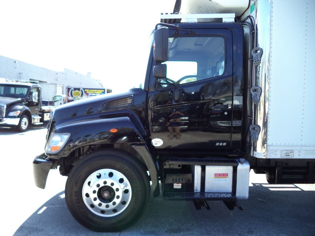 2016 HINO 268A 18FT REFRIGERATED BOX TRUCK. THERMO KING T1080-R50 - 22475037 - 10