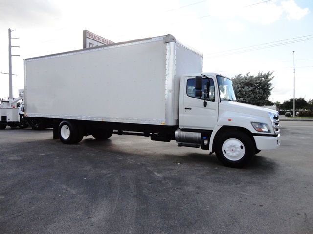2016 HINO 268A 26FT DRY BOX TRUCK . CARGO TRUCK WITH LIFTGATE - 18388525 - 0