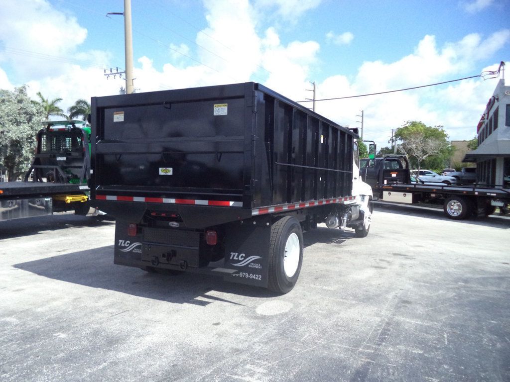 2016 HINO 268A *NEW* 18FT STEEL TRASH DUMP TRUCK..25,950lb GVWR. - 22430089 - 9