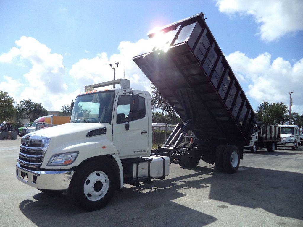 2016 HINO 268A *NEW* 18FT STEEL TRASH DUMP TRUCK..25,950lb GVWR. - 22430089 - 19