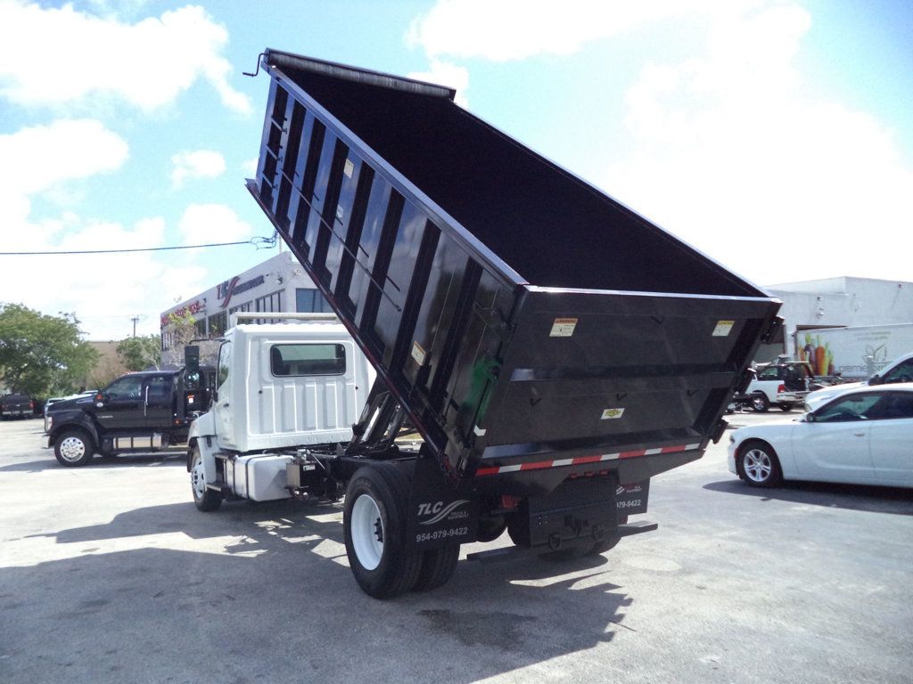 2016 HINO 268A *NEW* 18FT STEEL TRASH DUMP TRUCK..25,950lb GVWR. - 22430089 - 25