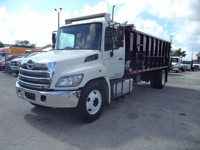 2016 HINO 268A *NEW* 18FT STEEL TRASH DUMP TRUCK..25,950lb GVWR. - 22430089 - 2