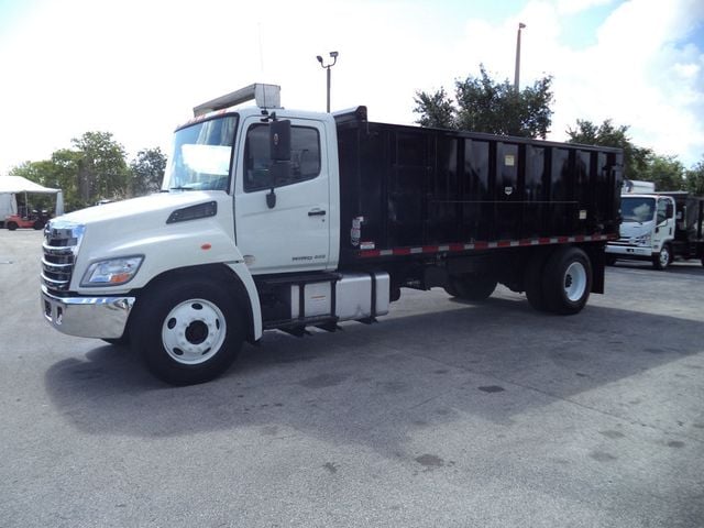 2016 HINO 268A *NEW* 18FT STEEL TRASH DUMP TRUCK..25,950lb GVWR. - 22430089 - 3