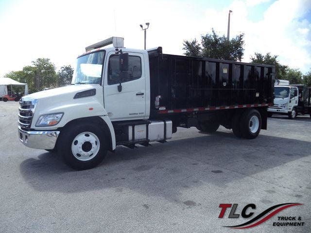 2016 HINO 268A *NEW* 18FT STEEL TRASH DUMP TRUCK..25,950lb GVWR. - 22433245 - 0