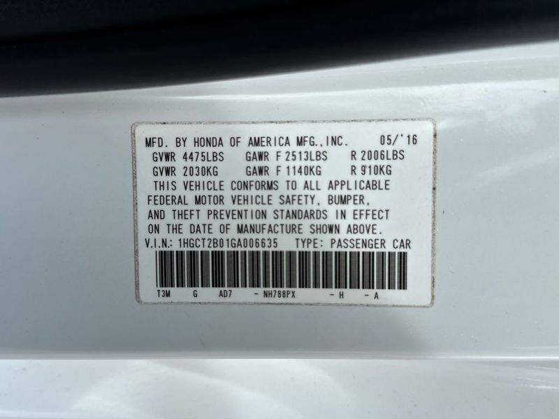 2016 Honda Accord Coupe 2dr V6 Automatic Touring - 23061448 - 22